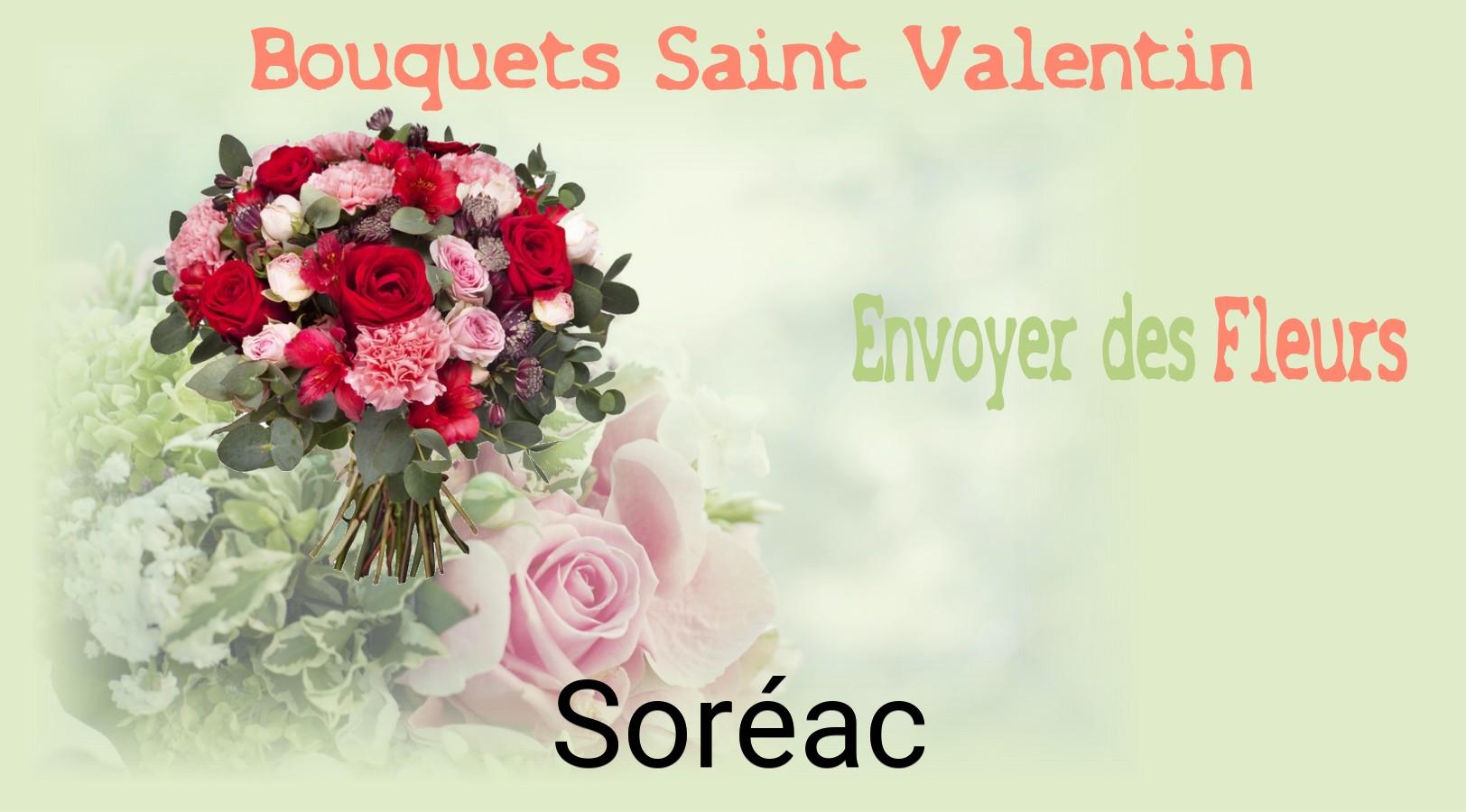 Roses de Saint-Valentin livrées à Soréac